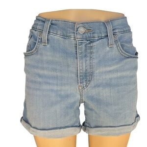 Levi's Sky Blue Denim Shorts